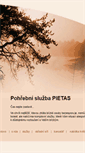 Mobile Screenshot of pietas.info