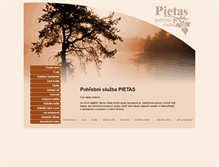 Tablet Screenshot of pietas.info